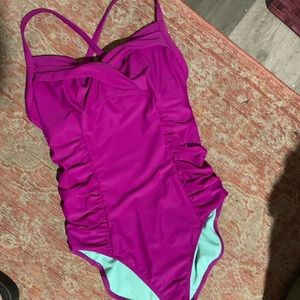 ATHLETA 36 B/C TALL SWIMSUIT